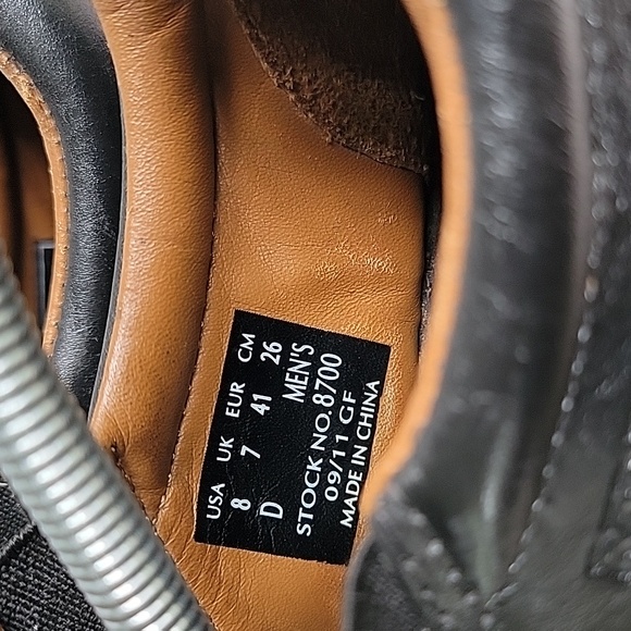 Red Wing 8700 Men Leather Slip on Oil Resistant Stitchmax Loafer Shoe Black Sz 8 - Picture 11 of 14